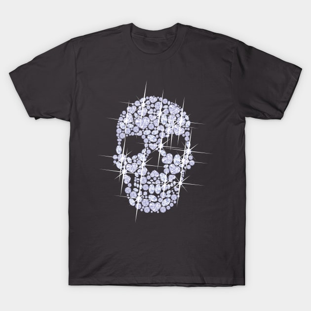 ICED OUT SKULL T-Shirt by WUPHYSICAL